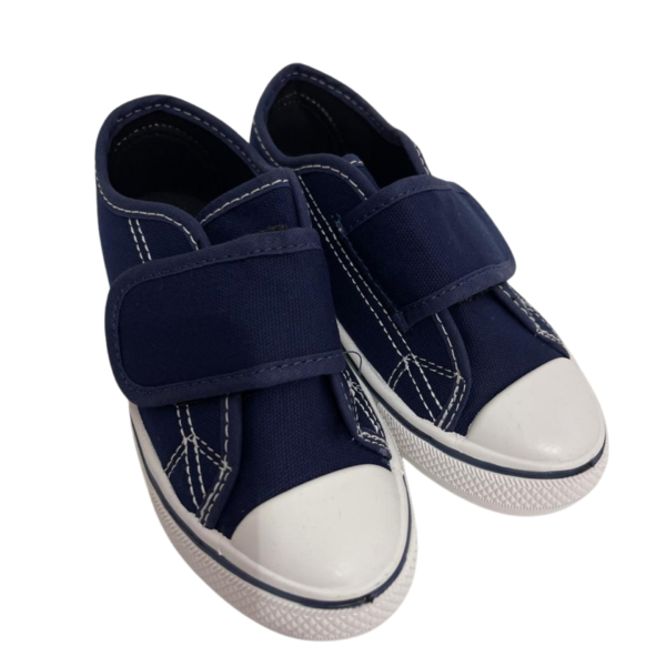 Tenis Azul Infantil com Velcro  - Escolar Rede Municipal SP - Imagem 4