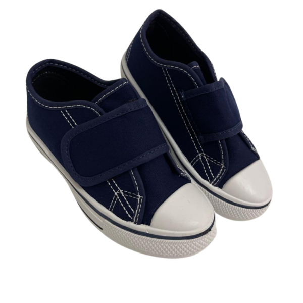 Tenis Azul Infantil com Velcro  - Escolar Rede Municipal SP - Imagem 6
