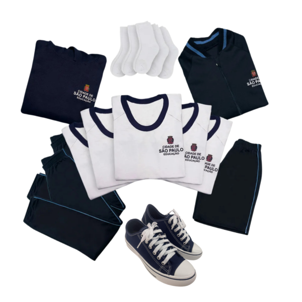 Kit Completo Uniforme Escolar Municipal SP