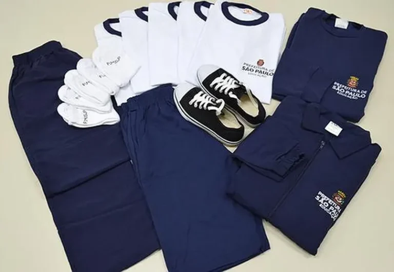 uniforme escolar da rede municipal de São Paulo