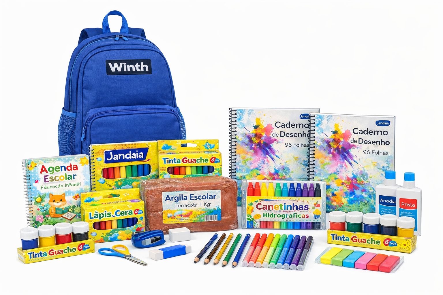 Materiais escolares ZL SP