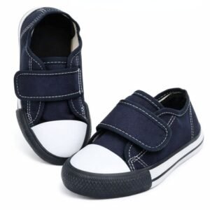 Tênis Escolar Rede Municipal SP Azul com Velcro